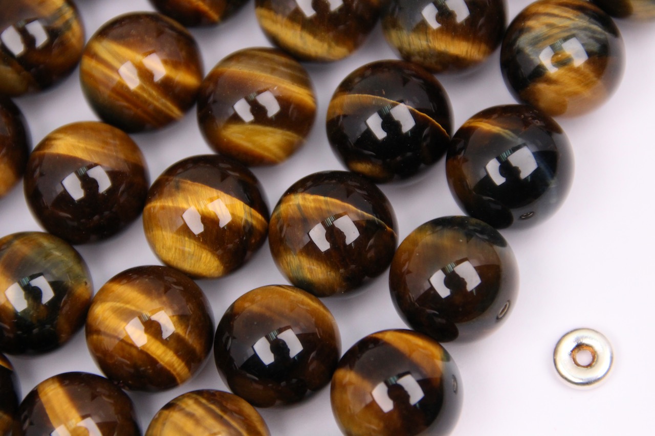Yellow tiger eye shop beads