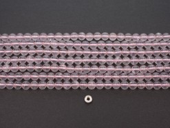 Madagascar Rose Quartz beads 6mm smooth(1)